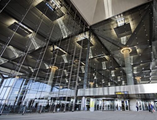 Piedra natural en terminales de aeropuerto