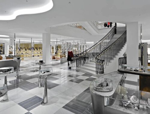 Mármol en centros comerciales