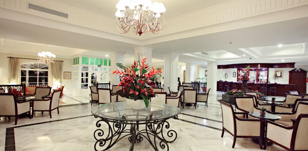 Blanco Macael White - Verde Oriental Green - Bahia Principe Cayo Levantado Hall